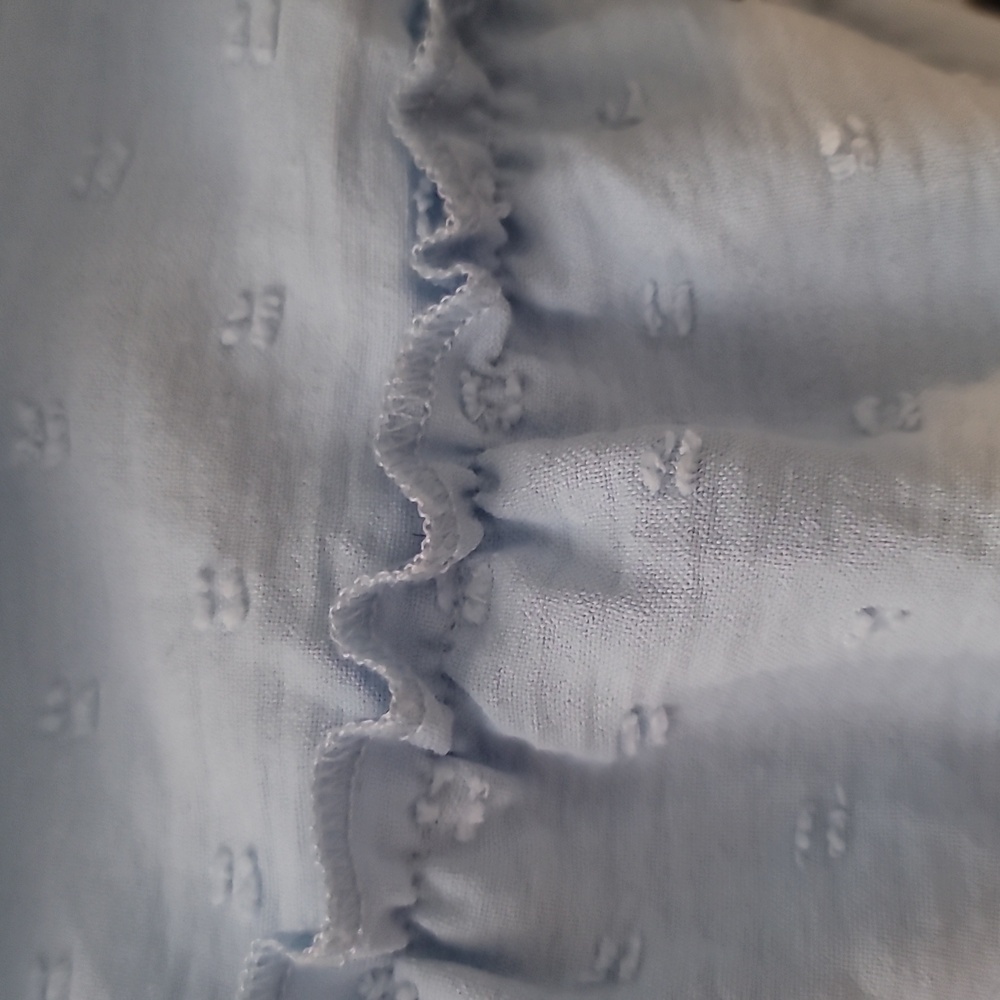 Elegant Blue Dress with White Accents - Picture 8 of 9